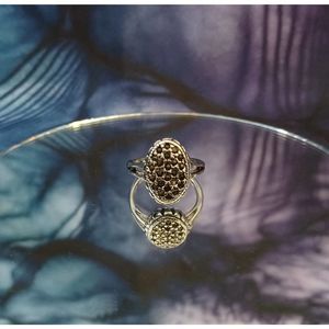 Swarovski Elements - Size 8.25 - 18K gold plated ring as pictured